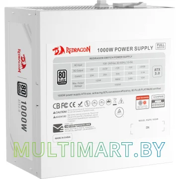 Блок питания Redragon RGPS-1000W (71812) картинка 4